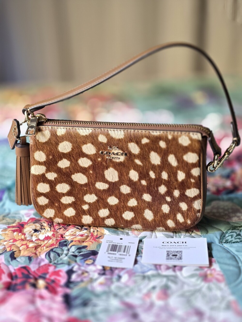 *NWT* COACH Nolita 19 With Deer Print, Fawn Print Purse